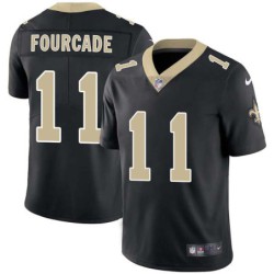 John Fourcade #11 Saints Authentic Black Jersey