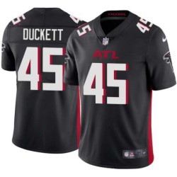 Falcons #45 T.J. Duckett Football Jersey -Black