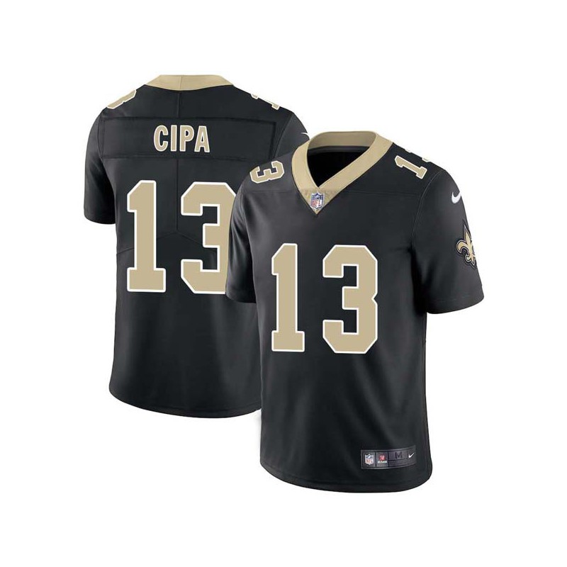 Larry Cipa #13 Saints Authentic Black Jersey