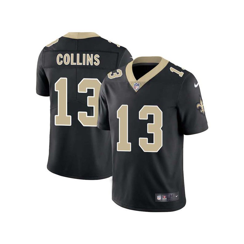 Kerry Collins #13 Saints Authentic Black Jersey