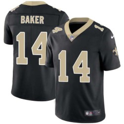 Kawaan Baker #14 Saints Authentic Black Jersey