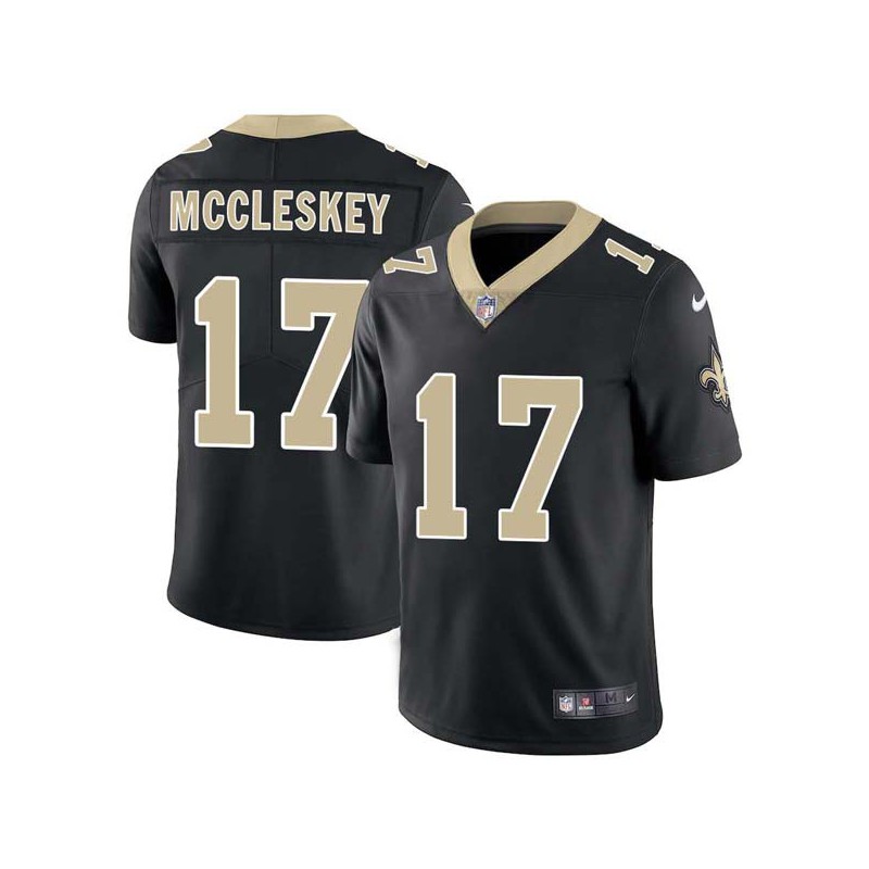 Jalen McCleskey #17 Saints Authentic Black Jersey