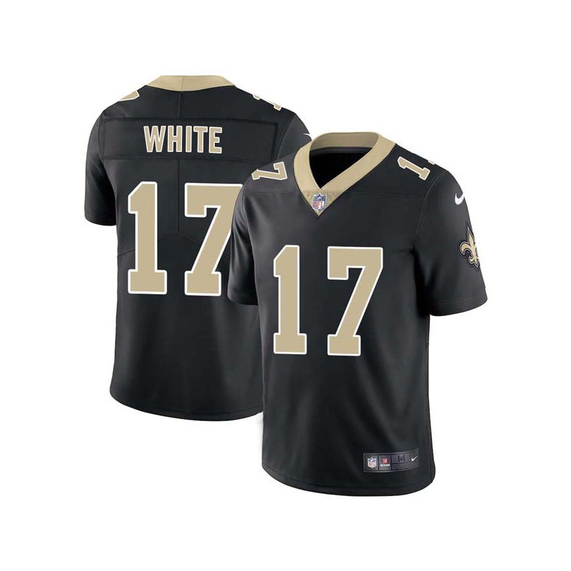 Kevin White #17 Saints Authentic Black Jersey