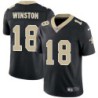 Easop Winston #18 Saints Authentic Black Jersey