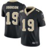 Alonzo Johnson #19 Saints Authentic Black Jersey