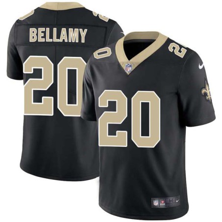 Jay Bellamy #20 Saints Authentic Black Jersey