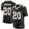 Pete Werner #20 Saints Authentic Black Jersey