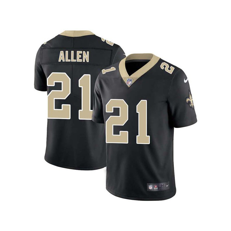 Eric Allen #21 Saints Authentic Black Jersey