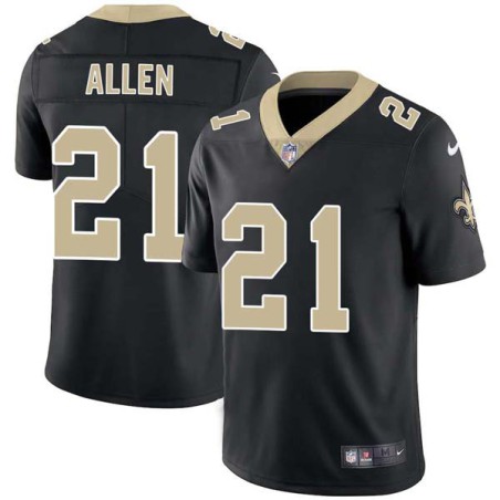 Eric Allen #21 Saints Authentic Black Jersey