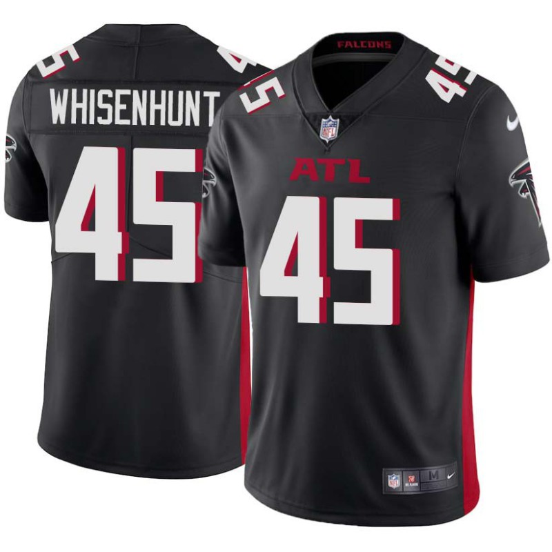 Falcons #45 Ken Whisenhunt Football Jersey -Black