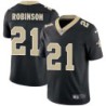 Patrick Robinson #21 Saints Authentic Black Jersey