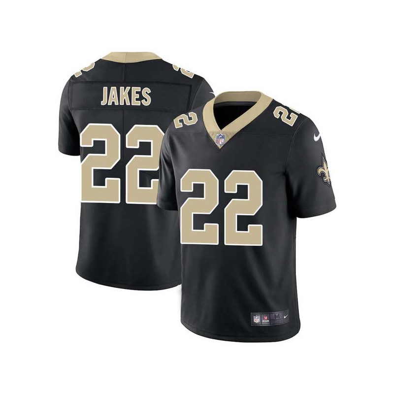 Van Jakes #22 Saints Authentic Black Jersey