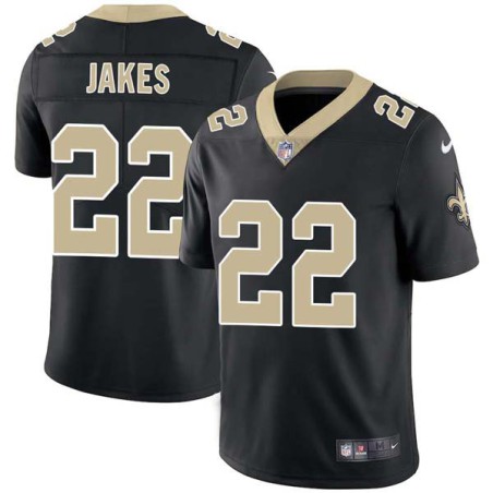 Van Jakes #22 Saints Authentic Black Jersey