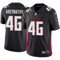 Falcons #46 Micah Abernathy Football Jersey -Black