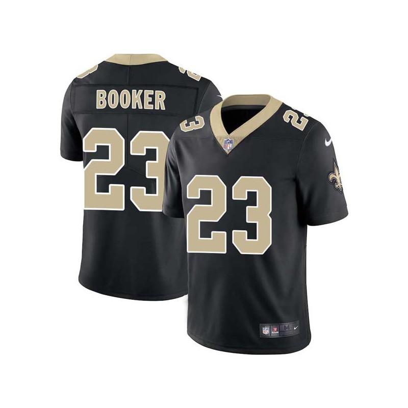 Fred Booker #23 Saints Authentic Black Jersey