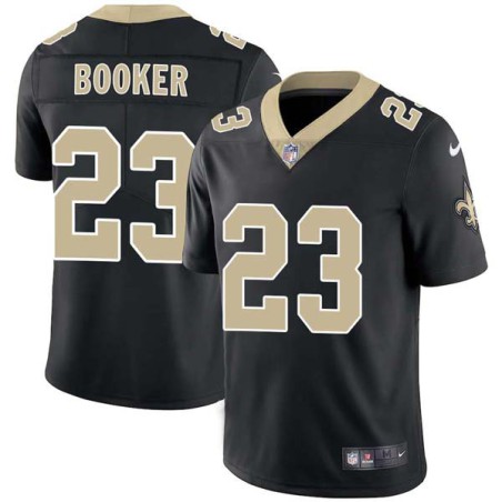 Fred Booker #23 Saints Authentic Black Jersey