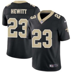 Chris Hewitt #23 Saints Authentic Black Jersey