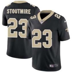 Omar Stoutmire #23 Saints Authentic Black Jersey