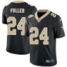 Johnny Fuller #24 Saints Authentic Black Jersey