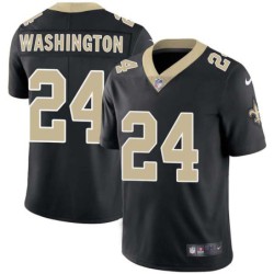 Dwayne Washington #24 Saints Authentic Black Jersey