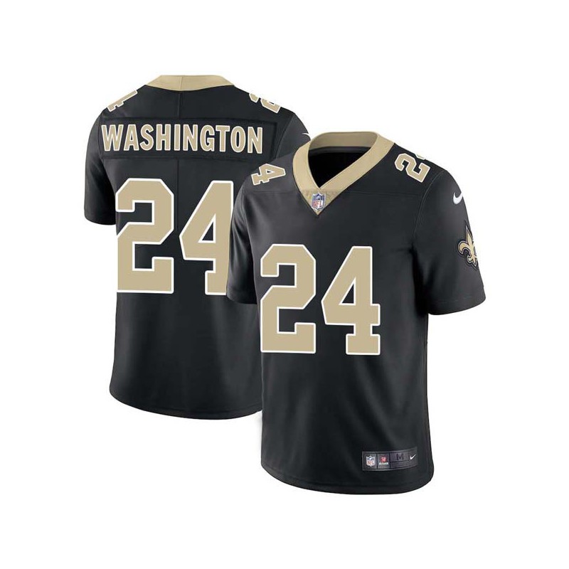 Dwayne Washington #24 Saints Authentic Black Jersey