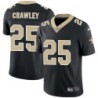 Ken Crawley #25 Saints Authentic Black Jersey