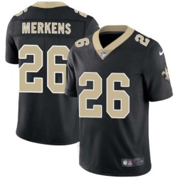 Guido Merkens #26 Saints Authentic Black Jersey