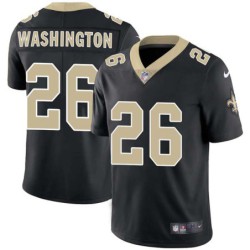 Mickey Washington #26 Saints Authentic Black Jersey