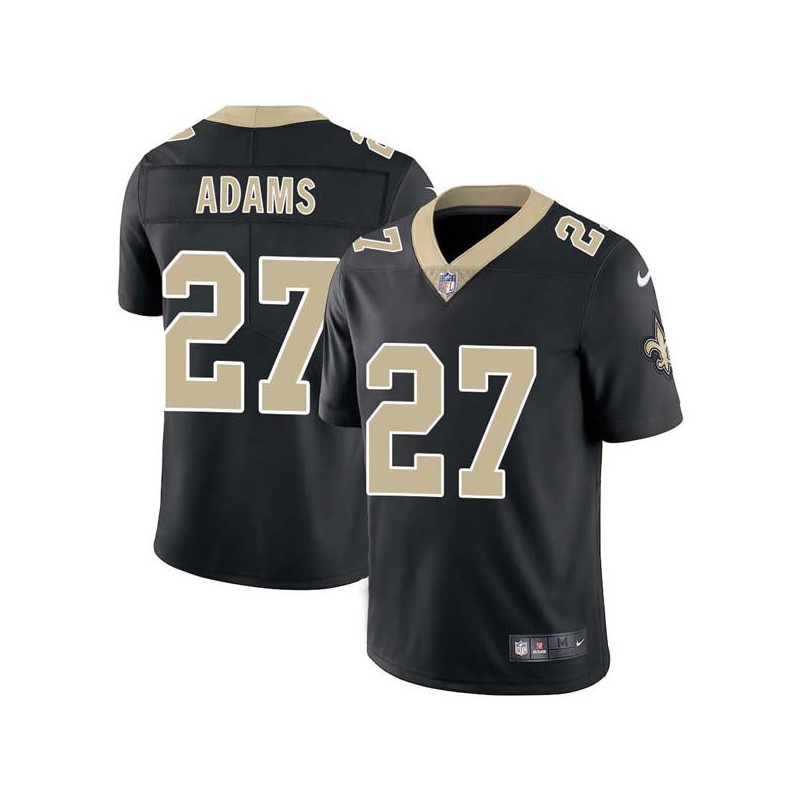 Vashone Adams #27 Saints Authentic Black Jersey