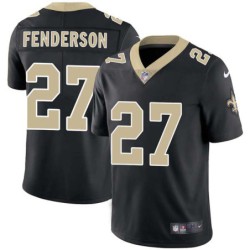 James Fenderson #27 Saints Authentic Black Jersey