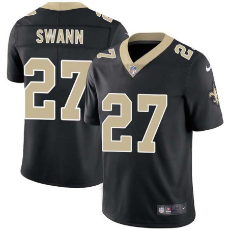 Damian Swann #27 Saints Authentic Black Jersey