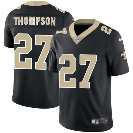 Bobby Thompson #27 Saints Authentic Black Jersey