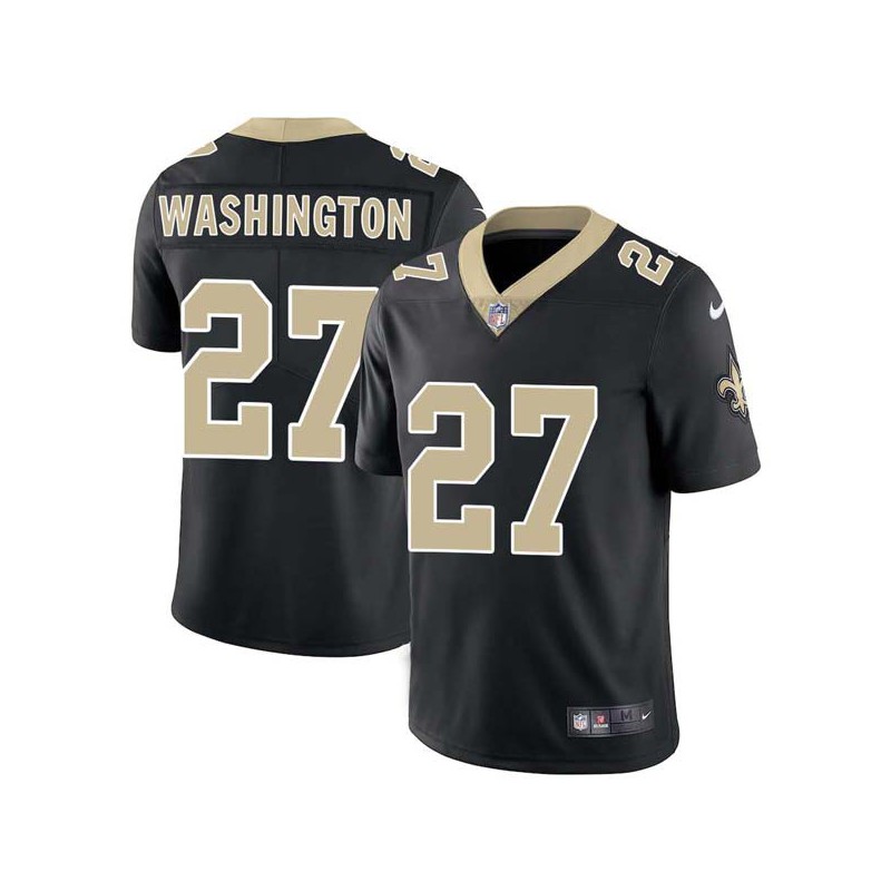 Dwayne Washington #27 Saints Authentic Black Jersey