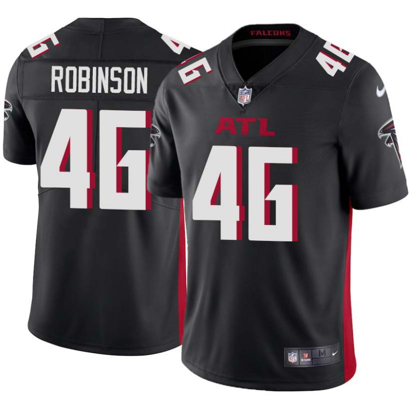 Falcons #46 Edmond Robinson Football Jersey -Black