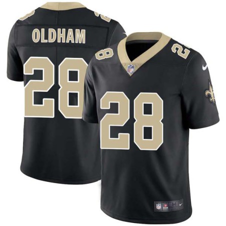 Chris Oldham #28 Saints Authentic Black Jersey