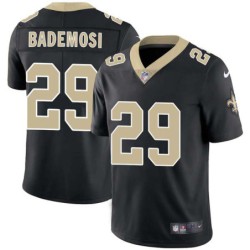 Johnson Bademosi #29 Saints Authentic Black Jersey