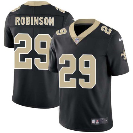 Khiry Robinson #29 Saints Authentic Black Jersey