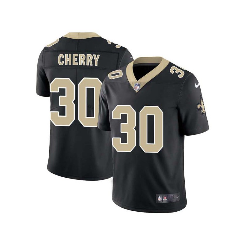 Je'Rod Cherry #30 Saints Authentic Black Jersey