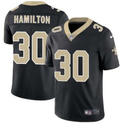 Lynell Hamilton #30 Saints Authentic Black Jersey