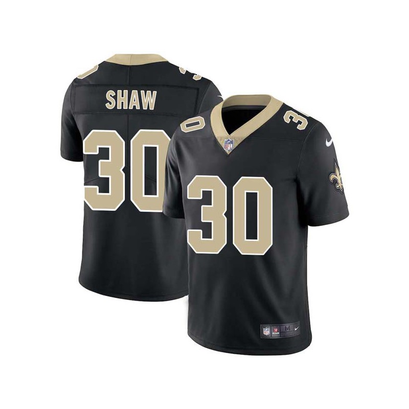 Bob Shaw #30 Saints Authentic Black Jersey