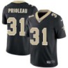 Pierson Prioleau #31 Saints Authentic Black Jersey