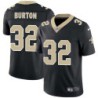 Michael Burton #32 Saints Authentic Black Jersey