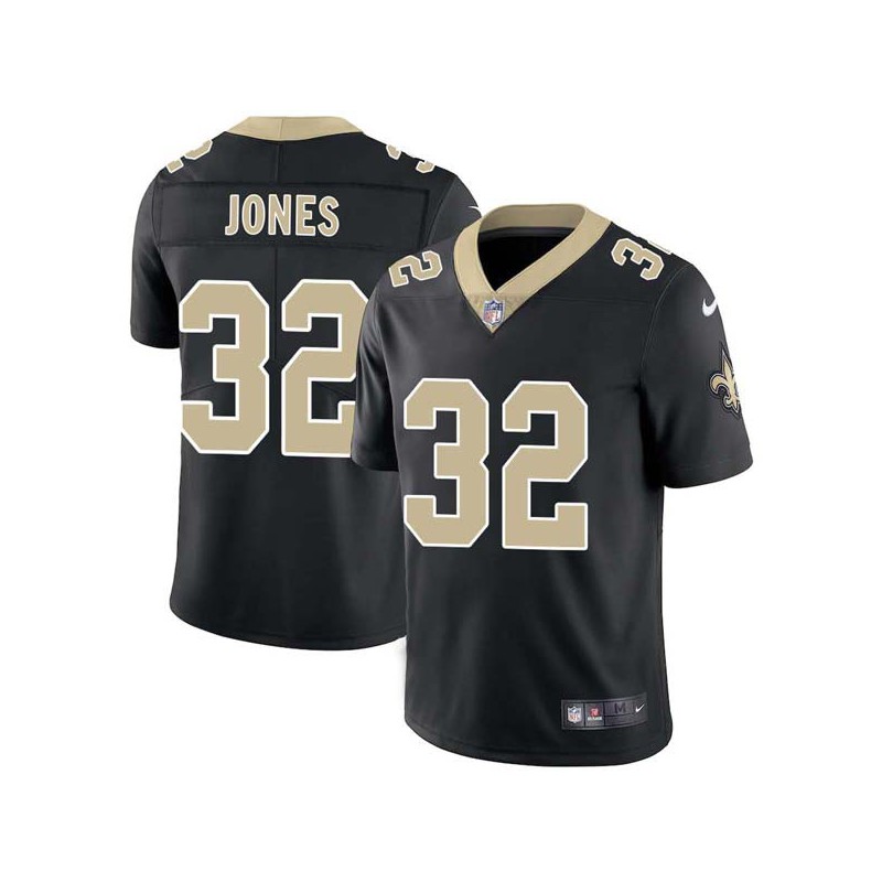 Kim Jones #32 Saints Authentic Black Jersey