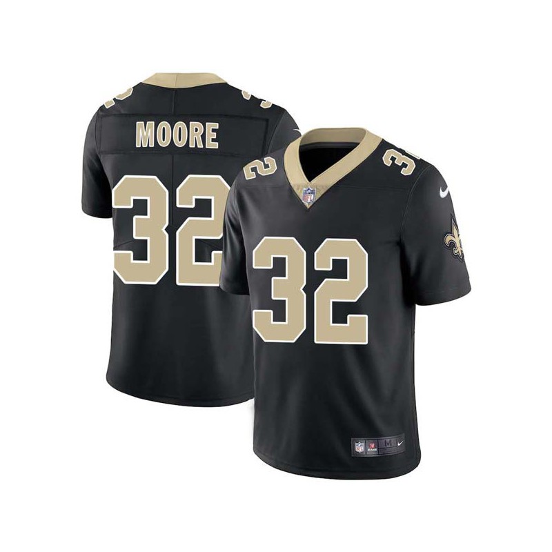 Jerald Moore #32 Saints Authentic Black Jersey