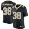 Othello Henderson #38 Saints Authentic Black Jersey