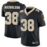 Calvin Nicholson #38 Saints Authentic Black Jersey