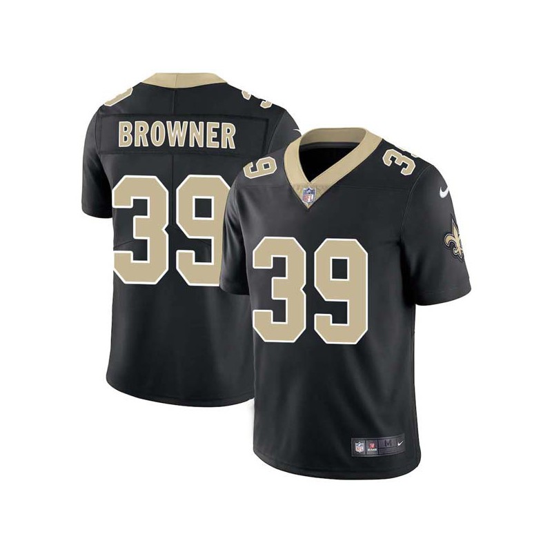 Brandon Browner #39 Saints Authentic Black Jersey