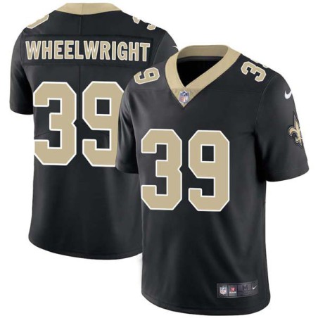 Ernie Wheelwright #39 Saints Authentic Black Jersey