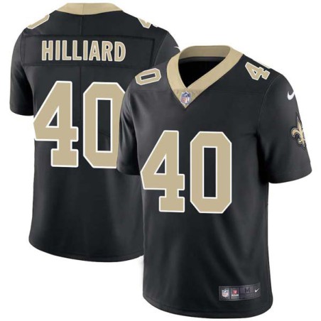 Dalton Hilliard #40 Saints Authentic Black Jersey