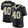 Brian Leonard #40 Saints Authentic Black Jersey